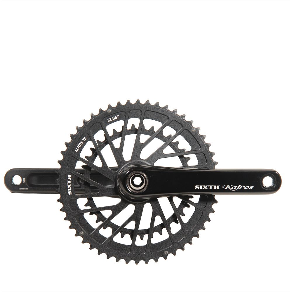 SIXTH Components Kairos「Typhoon」2pc.Double crank set full CNC