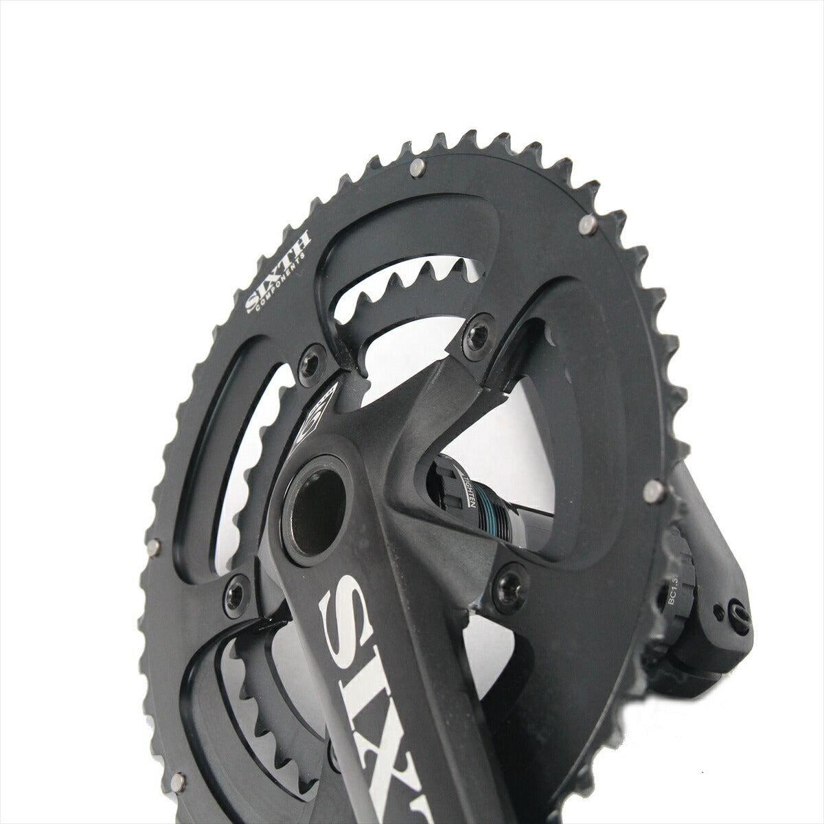 SIXTH Components 2pc. Compact Crank Set CNC 50/34T 175mm – ROCKBIKES