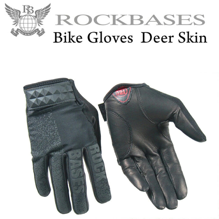ROCKBASES Deer Skin Bike Gloveロックベーシズ ディアスキングローブ