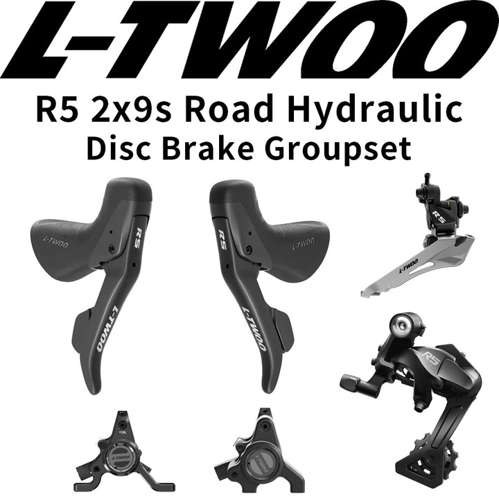 【近日発売予定】LTWOO R5 2x9s Hydraulic Disc Brake Groupset (R5 2x9段 油圧ディスクブレーキセット)