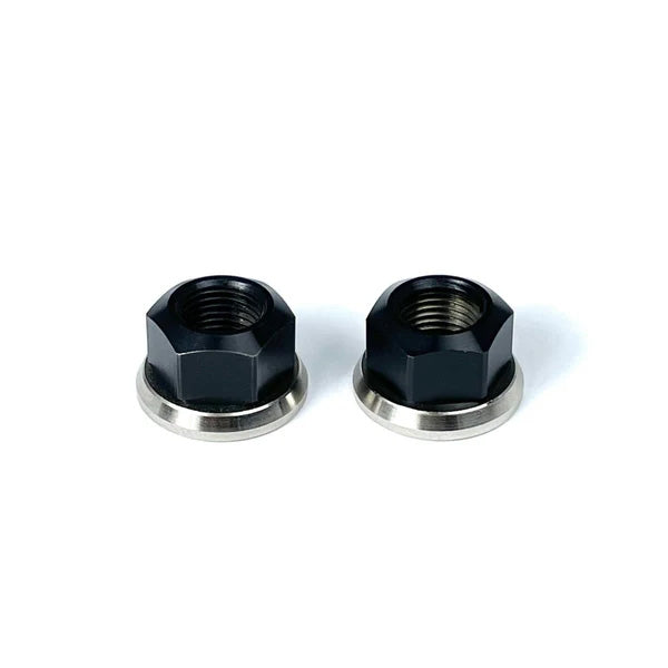 RUNWELL ELITE HUB NUT Black/Silver（ランウェル エリートハブナット ブラック/シルバー）