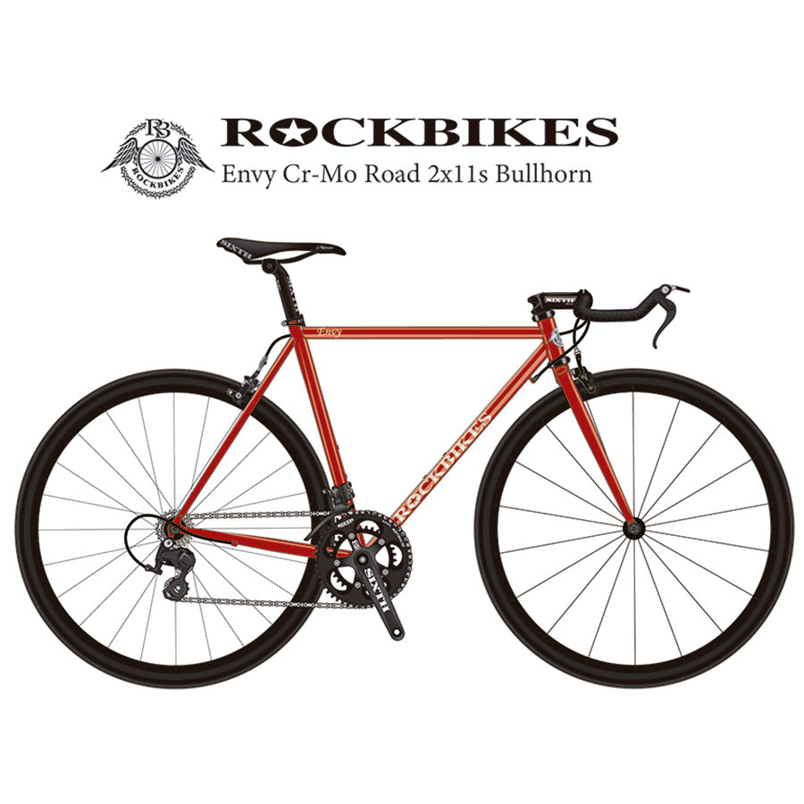 ロードバイク IDEA RB - 1 Wrath Flat 1x10s 700x35c Garnet Red – ROCKBIKES