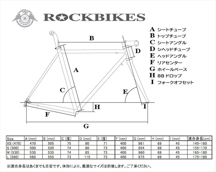 【1台限定】 ROCKBIKES Envy Custom "BLACK 'N' ORENGE"530mm