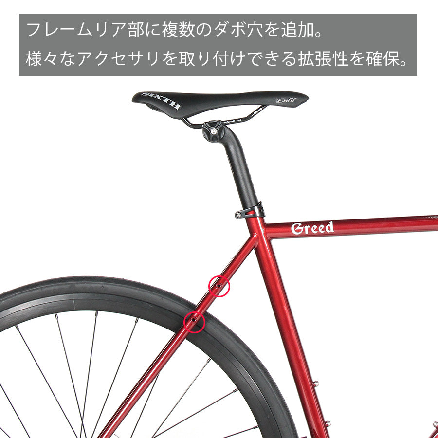 Greed Drop 2x9s Custom Garnet Red （グリード ドロップ 2x9s カスタム ガーネットレッド）