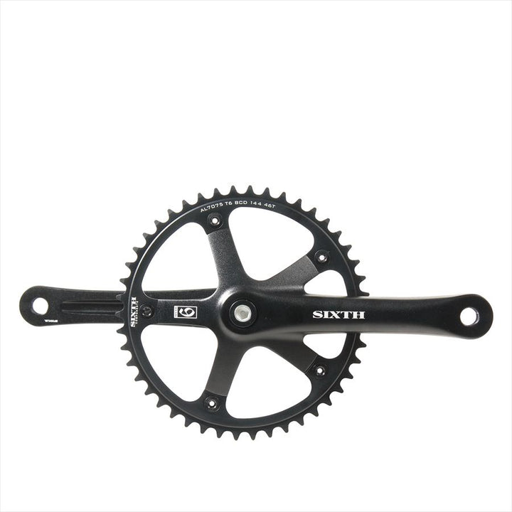 SIXTH Components 3pc. Track Crank set 1/2x1/8 165mm