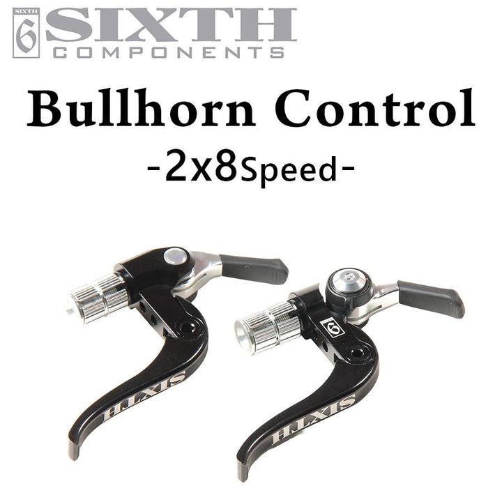 SIXTH Components BULLHORN CONTROL (ブルホーンコントロール フロントダブル、ロード/MTB用リア8速対応）