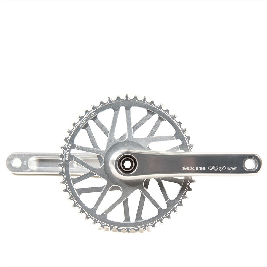 SIXTH Components Kairos 「Twister」 2pc Single crank set N/W