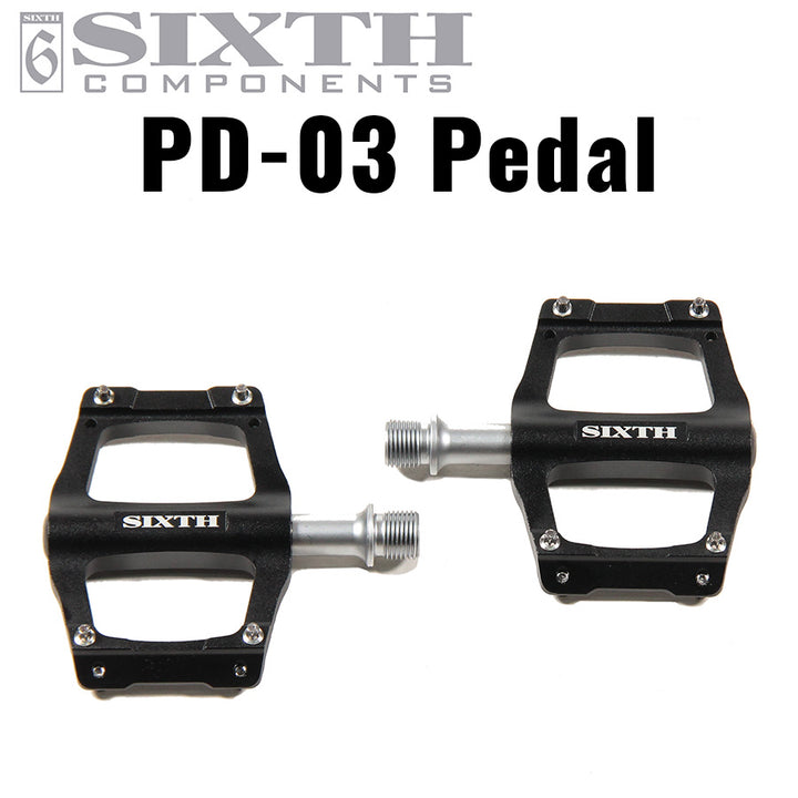 SIXTH Components PD-03 CNC Pedal Black