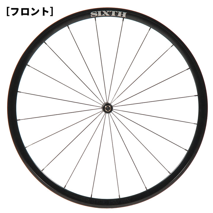 SIXTH Components Machus Wheel Black (マクス ロードホイールセット ブラック)
