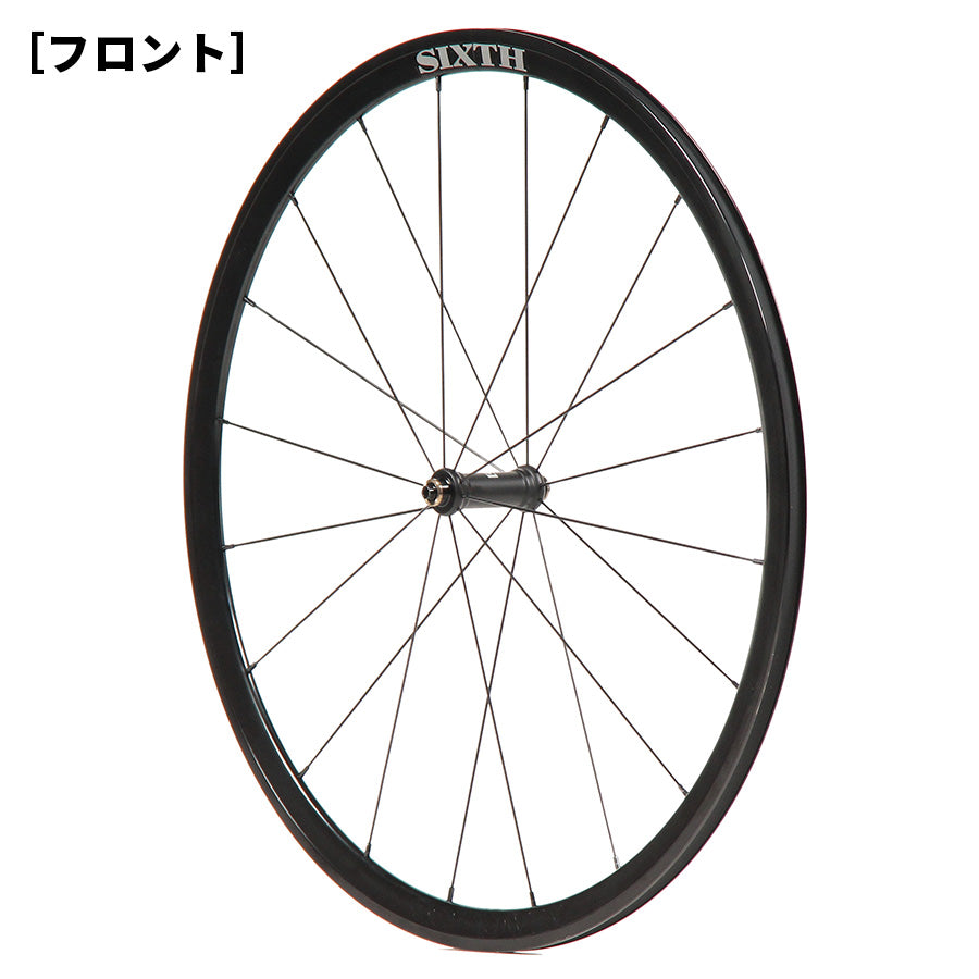 SIXTH Components Machus Wheel Black (マクス ロードホイールセット ブラック)