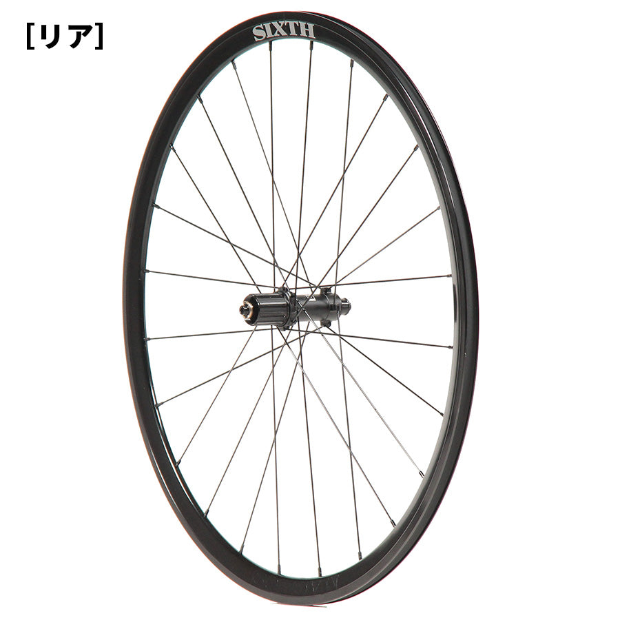 SIXTH Components Machus Wheel Black (マクス ロードホイールセット ブラック)