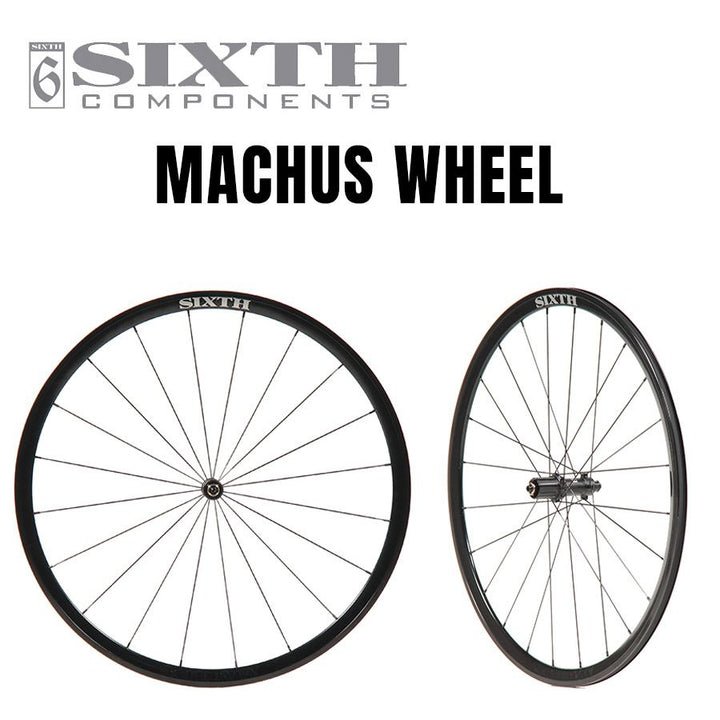 SIXTH Components Machus Wheel Black (マクス ロードホイールセット ブラック)