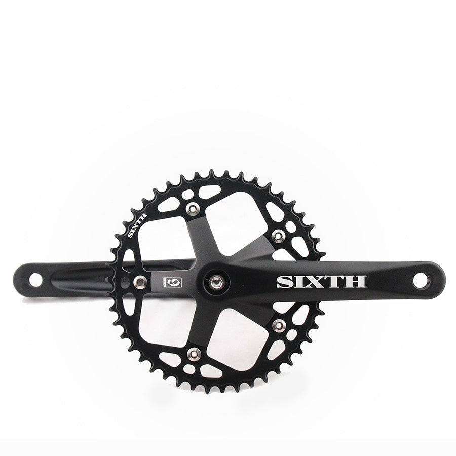 SIXTH Components 3pc N/W Single Crank set 46T 170mm – ROCKBIKES