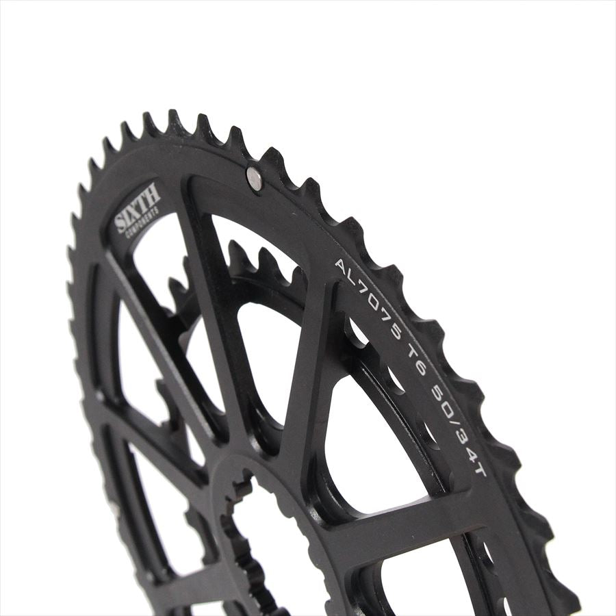 SIXTH Components Double Chain Ring 50/34T – ROCKBIKES