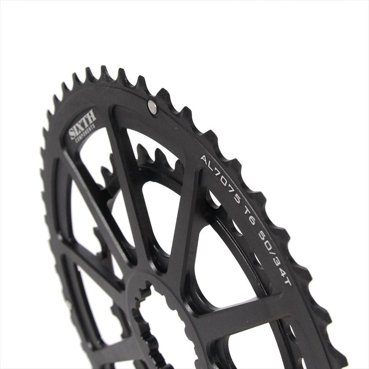 SIXTH Components Double Chain Ring 50/34T
