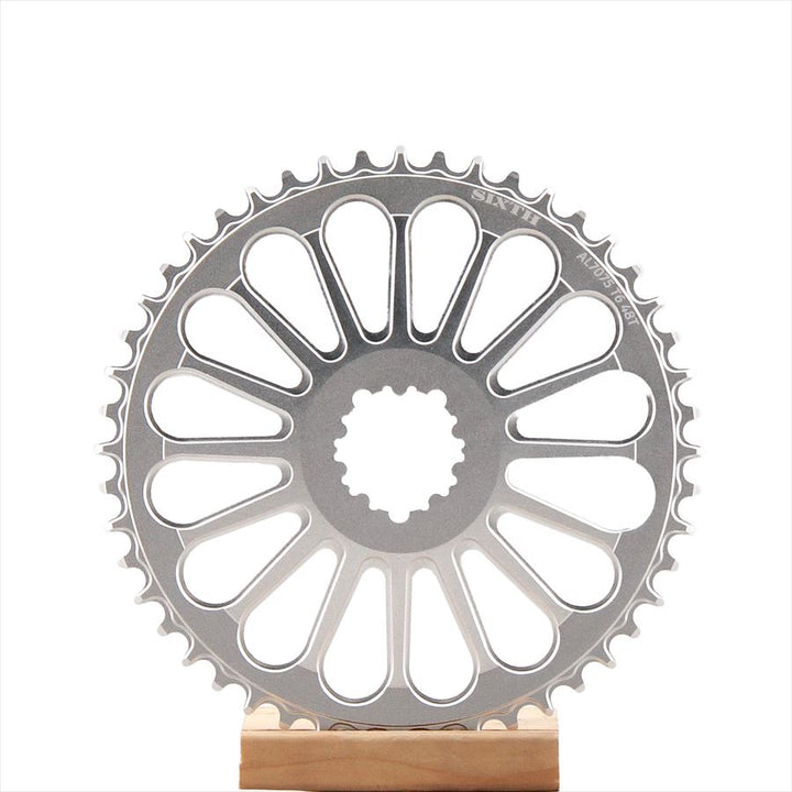 SIXTH Components 「Radial」 Original Narrow Wide Chain Ring Silver