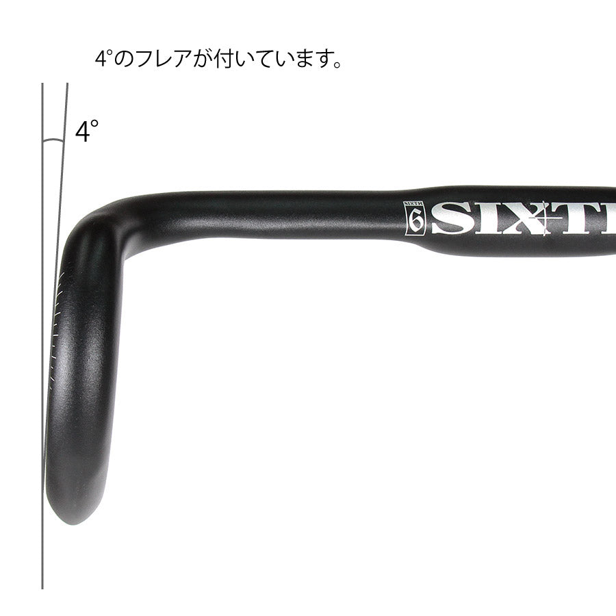SIXTH Components Seth Aero Drop Bar Black